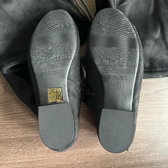 Over the Knee Black Boots - Picture 3 of 5